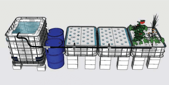 système à radeaux flottants
